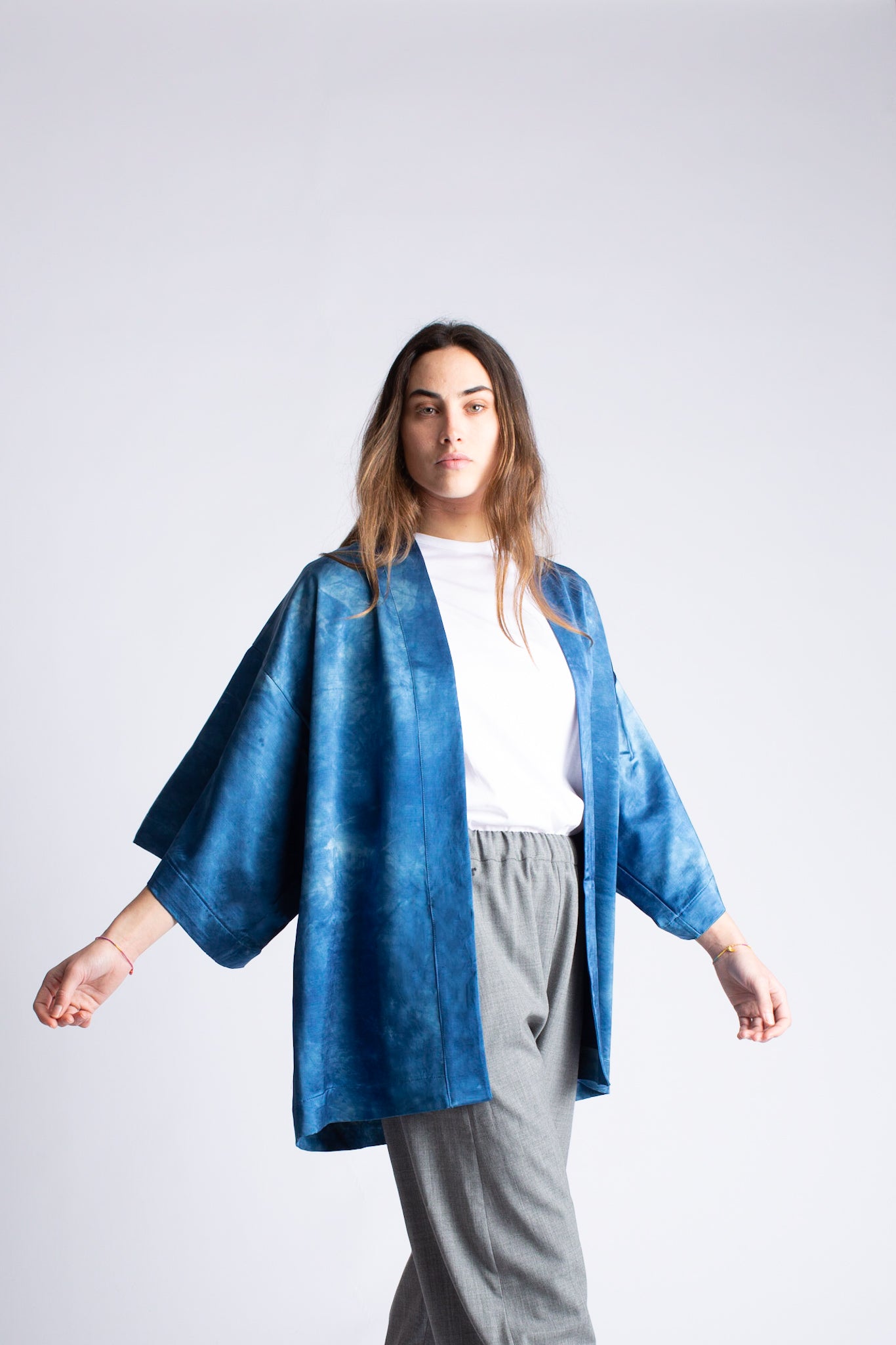 Giacca Kimono Indaco